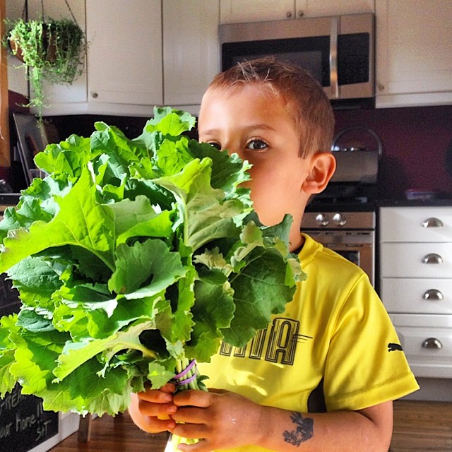 bouquet of kale